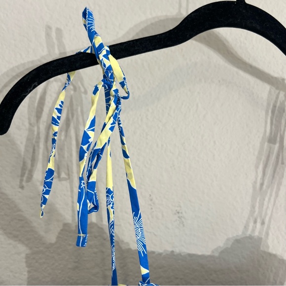 New J. Crew Collection tie shoulder smocked midi maxi dress floral cotton poplin - Picture 12 of 16